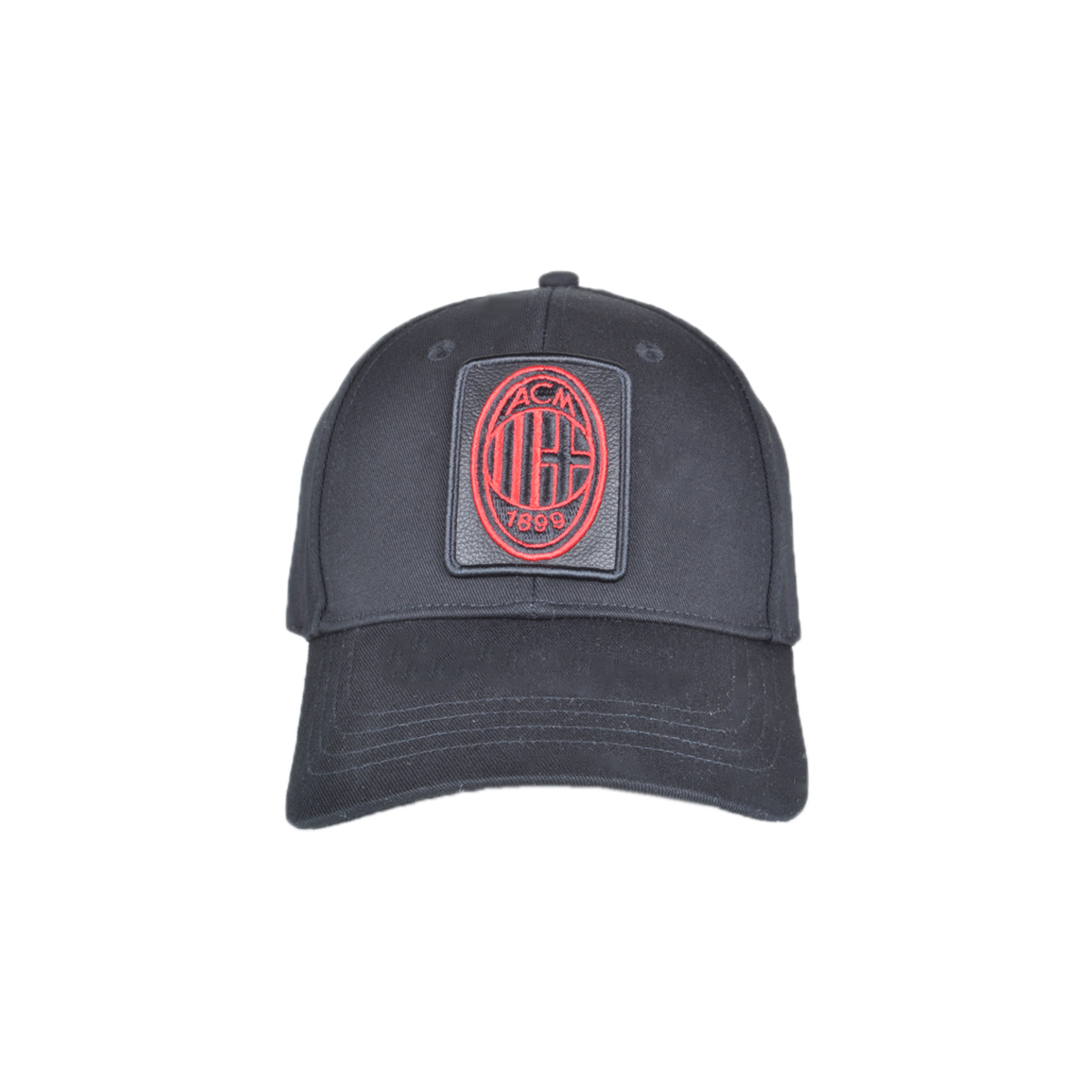 CAPPELLO BASEBALL PATCH PELLE RICAMATO 100%CO MILAN