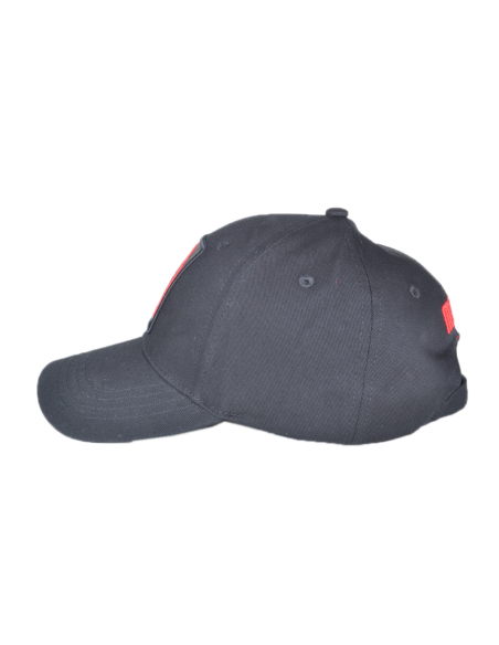 CAPPELLO BASEBALL PATCH PELLE RICAMATO 100%CO MILAN