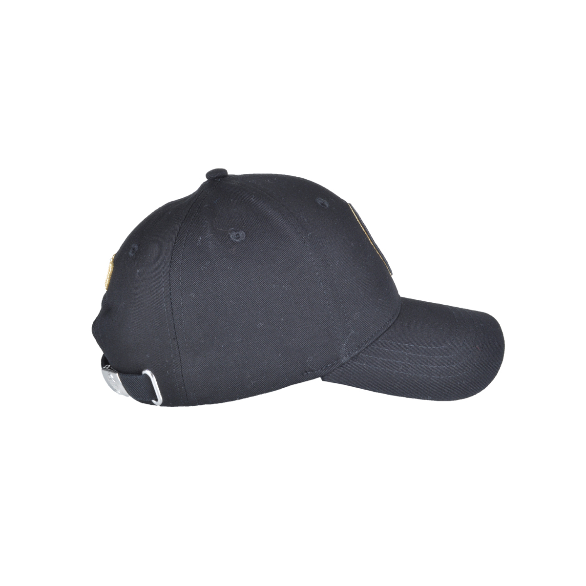 CAPPELLO BASEBALL COTONE LOGO RICAMO ORO 100%CO MILAN