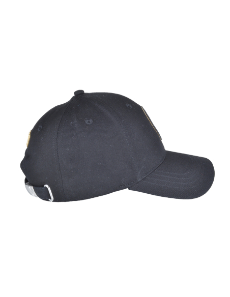 CAPPELLO BASEBALL COTONE LOGO RICAMO ORO 100%CO MILAN