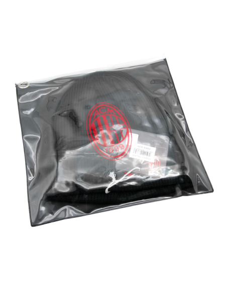 CAPPELLO SKIPPER MAGLIA 1X1 PATCH PELLE RICAMO INT.PILE 50%PC 50%PL MILAN