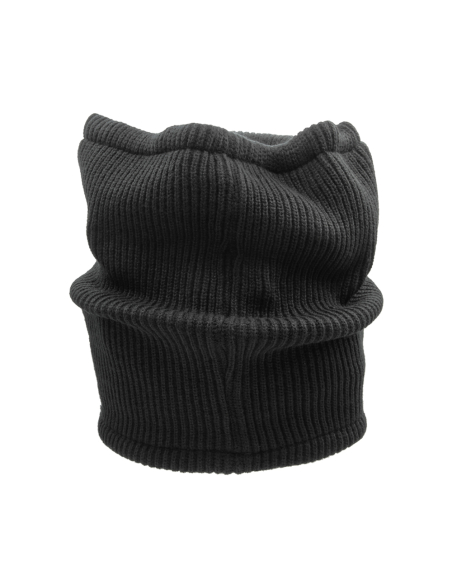 SCALDACOLLO MAGLIA 1X1 PATCH PELLE RICAMATO INT.PILE 50%PC 50%PL MILAN