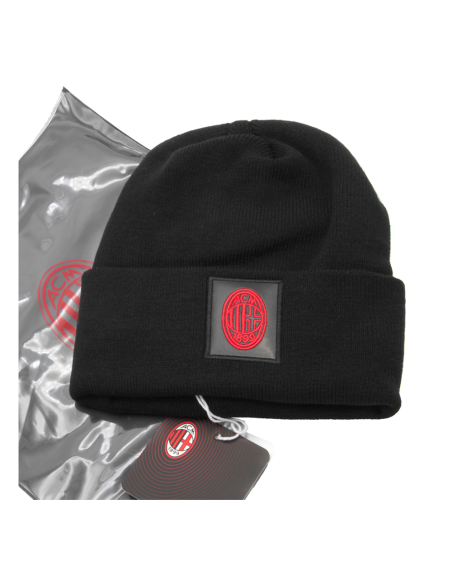 CAPPELLO SKIPPER PATCH PELLE RICAMATO INT. PILE 50%PC 50%PL MILAN