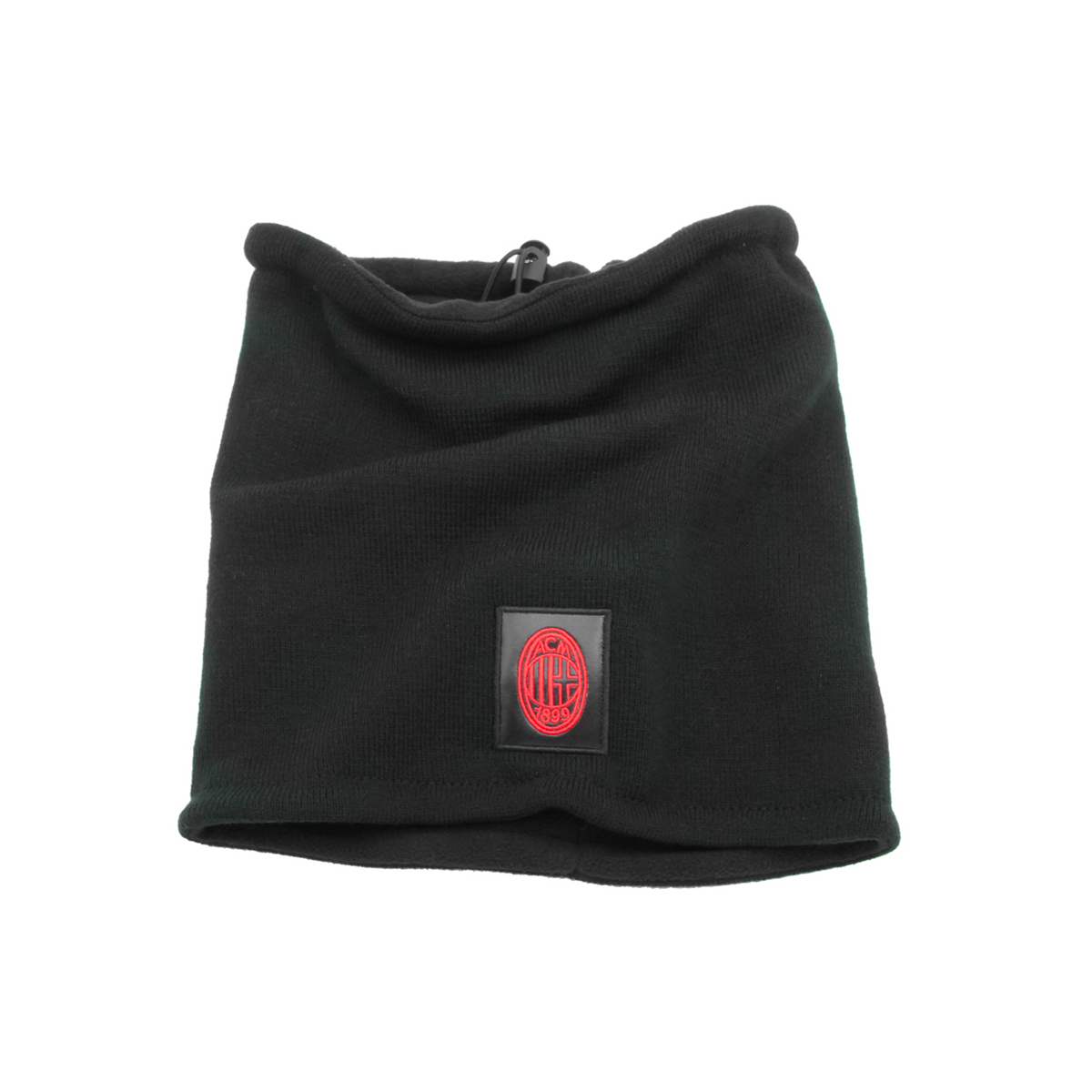 SCALDACOLLO MAGLIA LISCIA PATCH PELLE RICAMATO INT. PILE 50%PC 50%PL MILAN