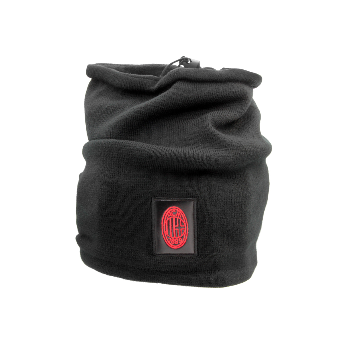 SCALDACOLLO MAGLIA LISCIA PATCH PELLE RICAMATO INT. PILE 50%PC 50%PL MILAN