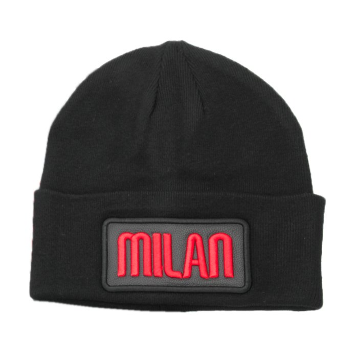 CAPPELLO SKIPPER MAGLIA LISCIA PATCH PELLE RICAMATO 52%VI 30%PL 18%PA MILAN