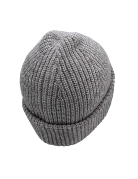 CAPPELLO SKIPPER GRIGIO PATCH PELLE RICAMATO 47%PC 31%PL 22%NY MILAN