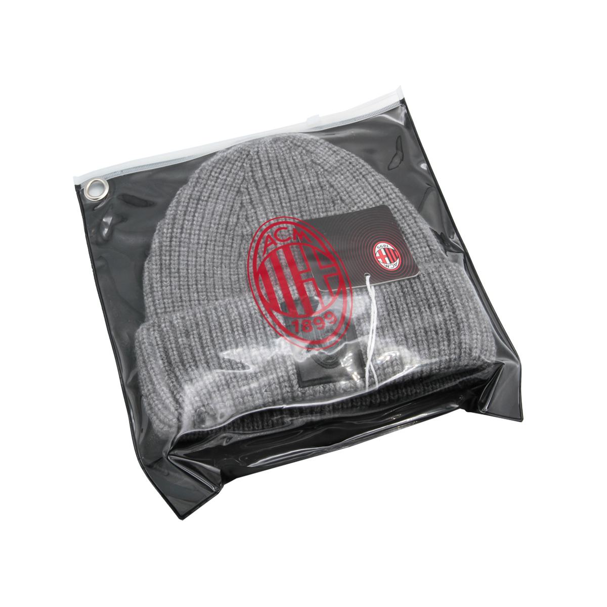 CAPPELLO SKIPPER GRIGIO PATCH PELLE RICAMATO 47%PC 31%PL 22%NY MILAN