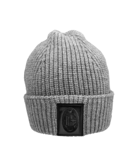 CAPPELLO SKIPPER GRIGIO PATCH PELLE RICAMATO 47%PC 31%PL 22%NY MILAN