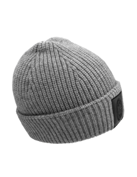 CAPPELLO SKIPPER GRIGIO PATCH PELLE RICAMATO 47%PC 31%PL 22%NY MILAN
