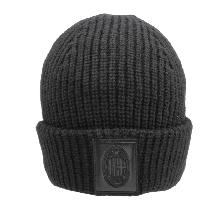 CAPPELLO SKIPPER NERO PATCH PELLE RICAMATO 47%PC 31%PL 22%NY MILAN 2