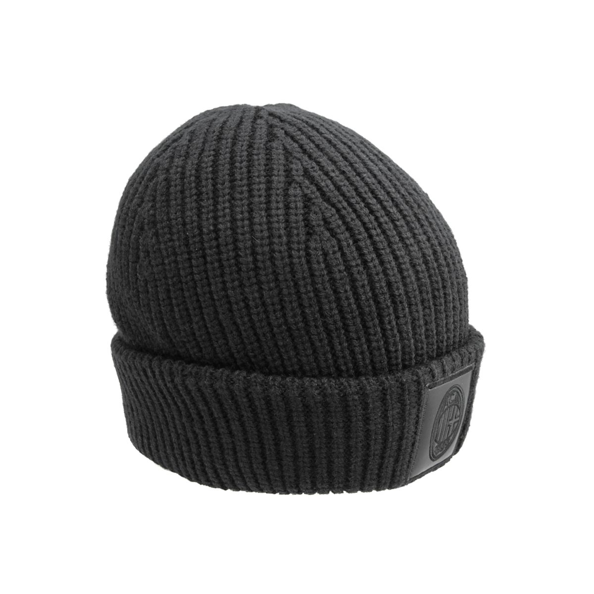 CAPPELLO SKIPPER NERO PATCH PELLE RICAMATO 47%PC 31%PL 22%NY MILAN