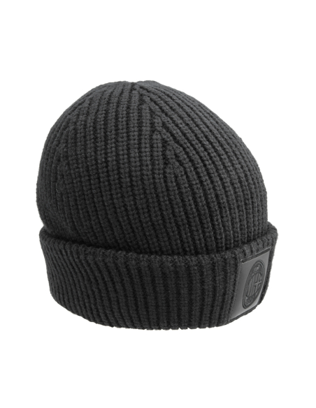 CAPPELLO SKIPPER NERO PATCH PELLE RICAMATO 47%PC 31%PL 22%NY MILAN