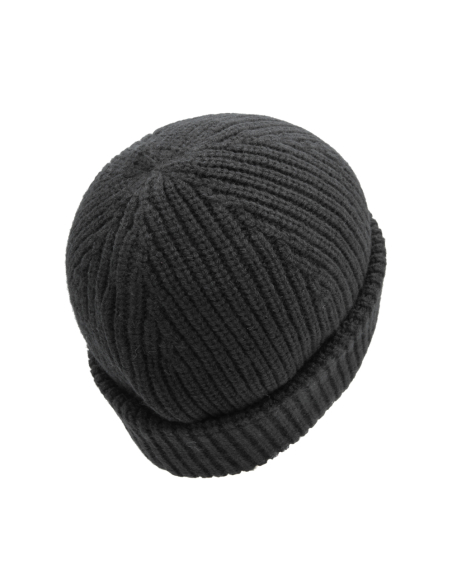 CAPPELLO SKIPPER NERO PATCH PELLE RICAMATO 47%PC 31%PL 22%NY MILAN