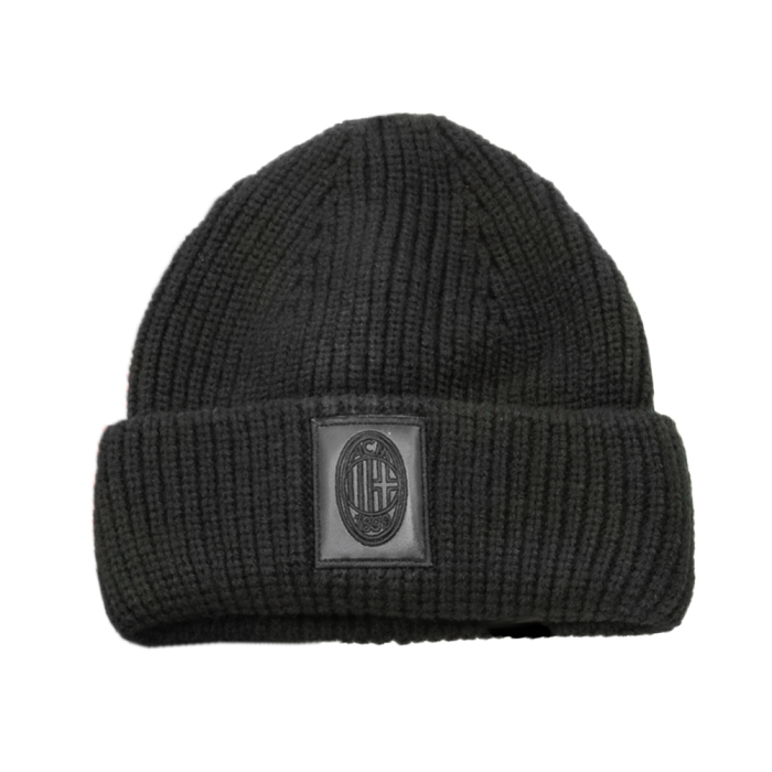 CAPPELLO SKIPPER NERO PATCH PELLE RICAMATO 47%PC 31%PL 22%NY MILAN