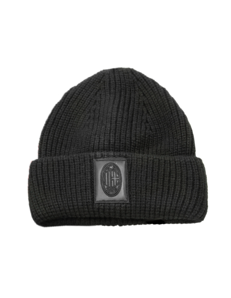 CAPPELLO SKIPPER NERO PATCH PELLE RICAMATO 47%PC 31%PL 22%NY MILAN