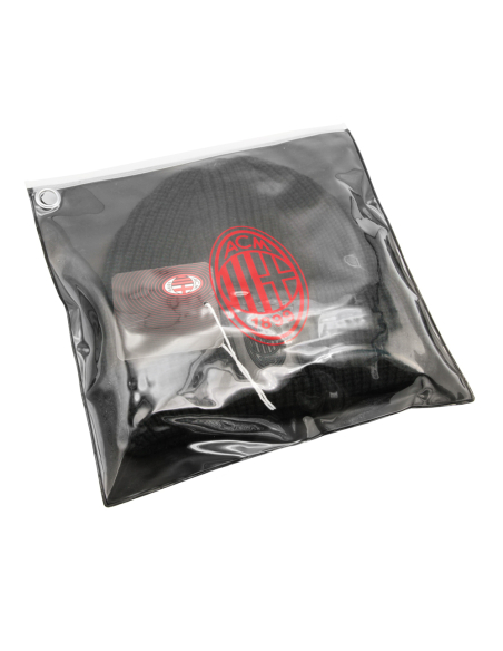 CAPPELLO SKIPPER NERO PATCH PELLE RICAMATO 47%PC 31%PL 22%NY MILAN