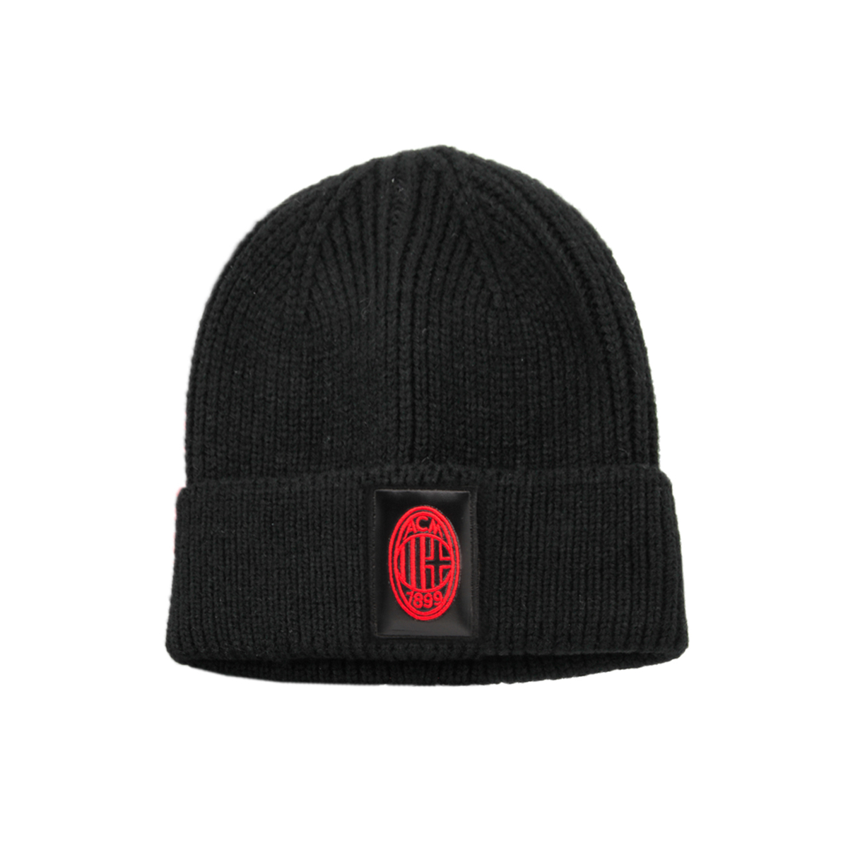 CAPPELLO SKIPPER NERO PATCH PELLE RICAMATO 100%PC MILAN
