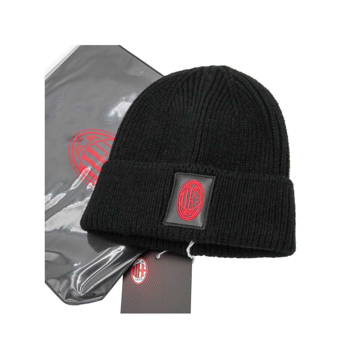 CAPPELLO SKIPPER NERO PATCH PELLE RICAMATO 100%PC MILAN