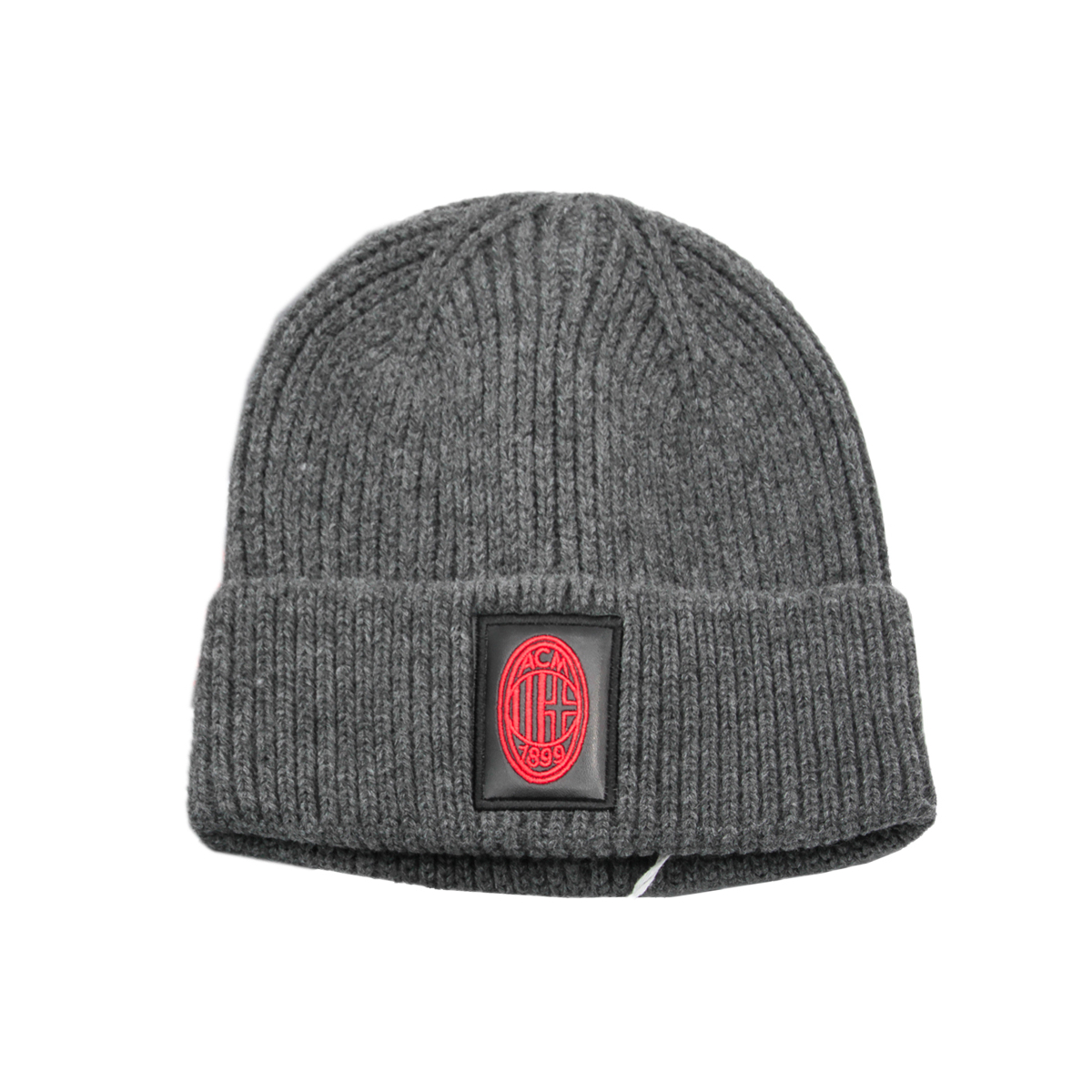 CAPPELLO SKIPPER GRIGIO PATCH PELLE RICAMATO 100%PC MILAN