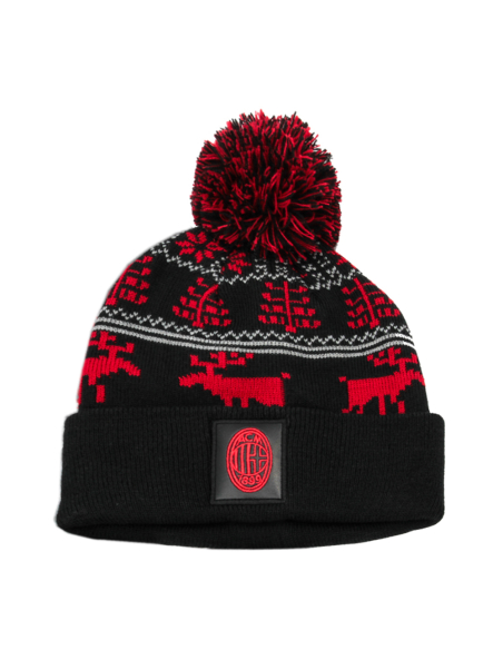 CAPPELLO JACQUARD PATCH PELLE 50%PC 50%PL MILAN