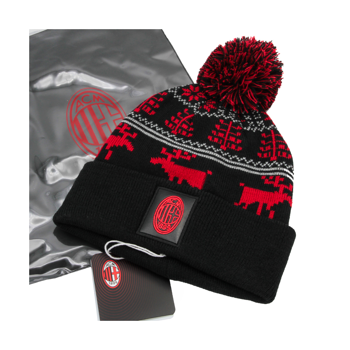 CAPPELLO JACQUARD PATCH PELLE 50%PC 50%PL MILAN