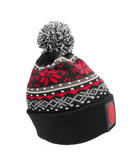 CAPPELLO JACQUARD PATCH PELLE 50%PC 50%PL MILAN