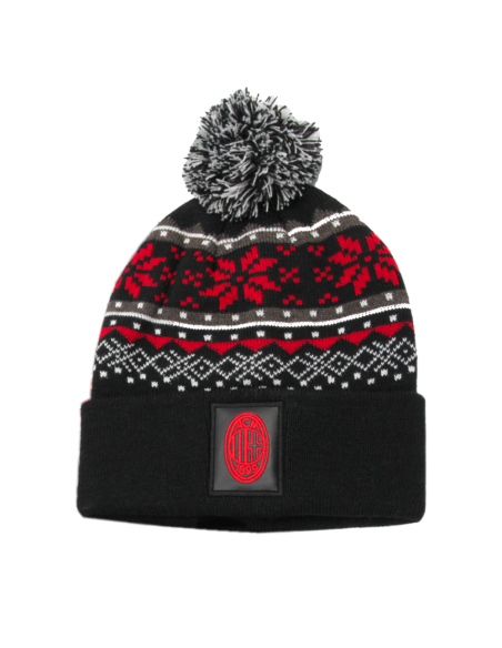 CAPPELLO JACQUARD PATCH PELLE 50%PC 50%PL MILAN