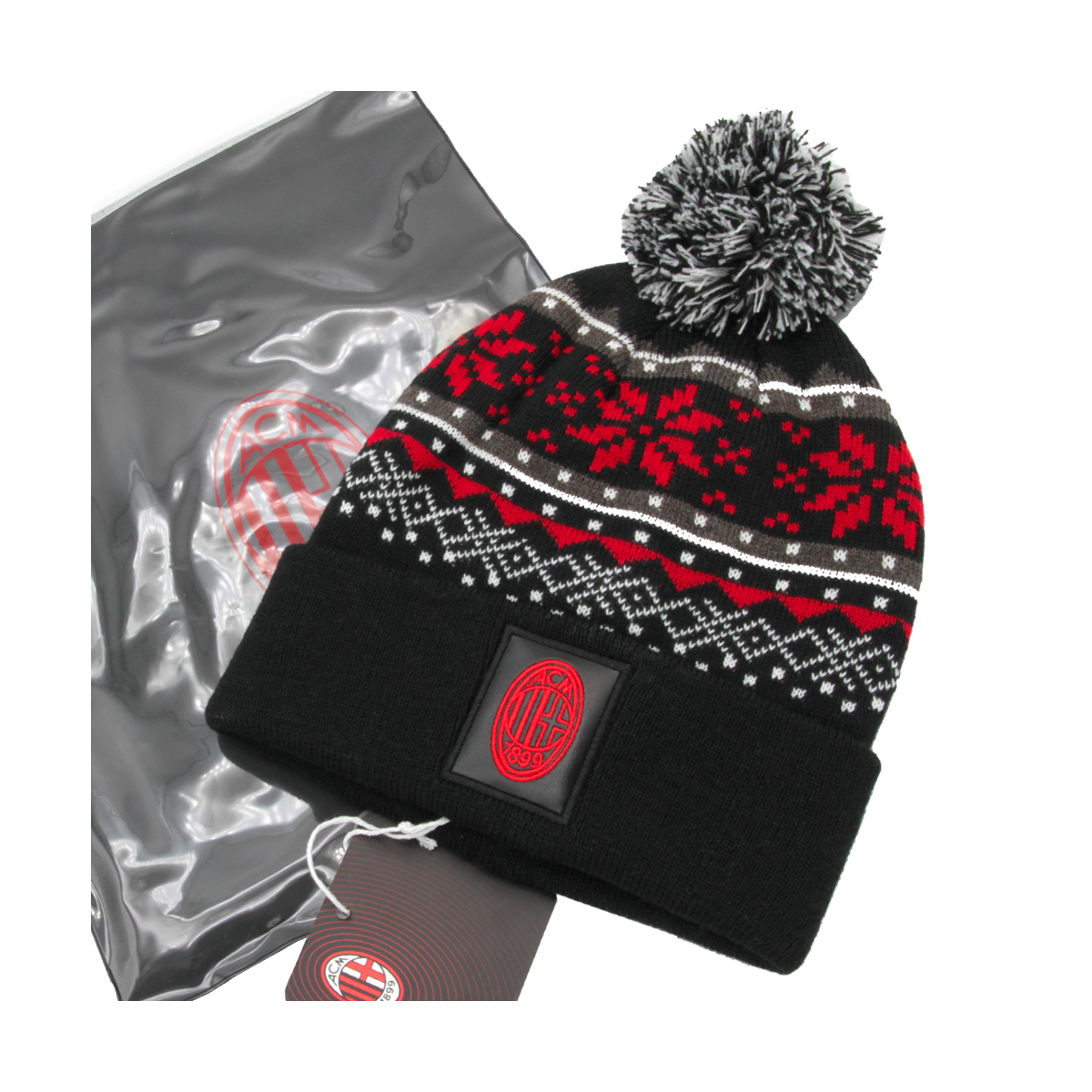 CAPPELLO JACQUARD PATCH PELLE 50%PC 50%PL MILAN