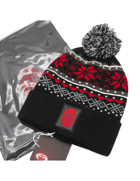 CAPPELLO JACQUARD PATCH PELLE 50%PC 50%PL MILAN