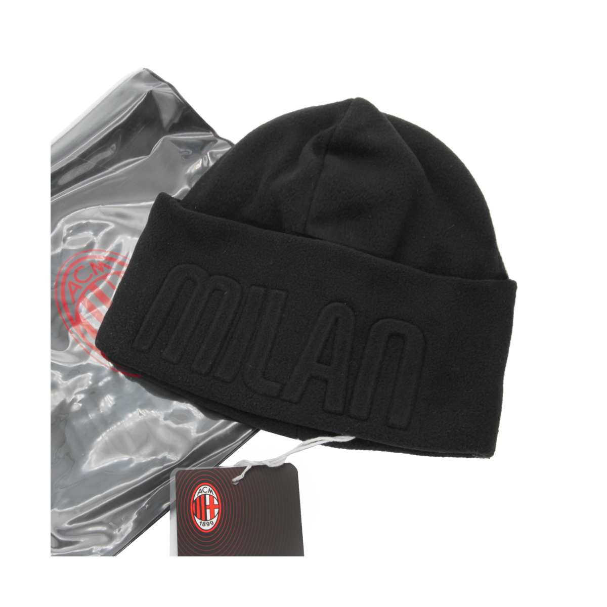 CAPPELLO SKIPPER PILE 100%PL SCRITTA 3D MILAN