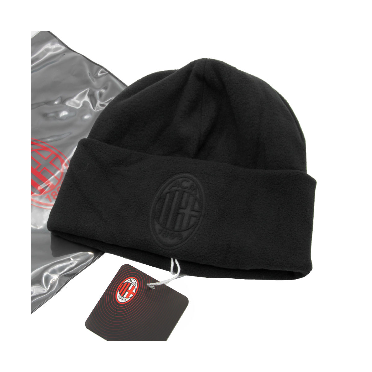 CAPPELLO SKIPPER PILE 100%PL LOGO 3D MILAN