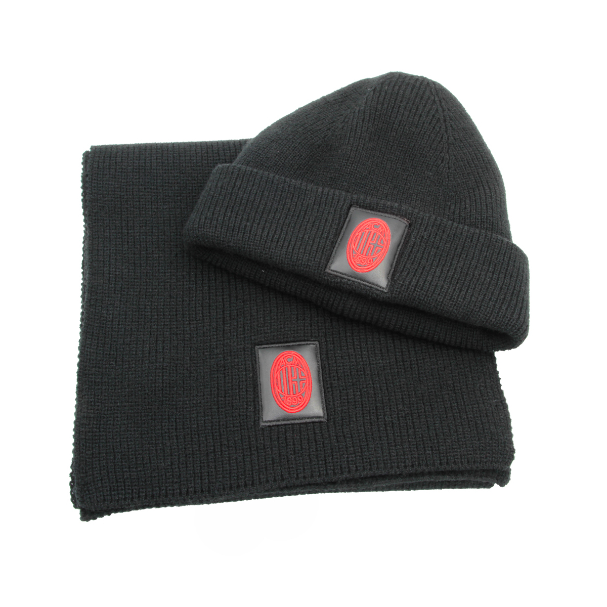 SET SCIARPA E CAPPELLO CON RICAMO IN BOX 47%PC 31%PL 22%NY MILAN