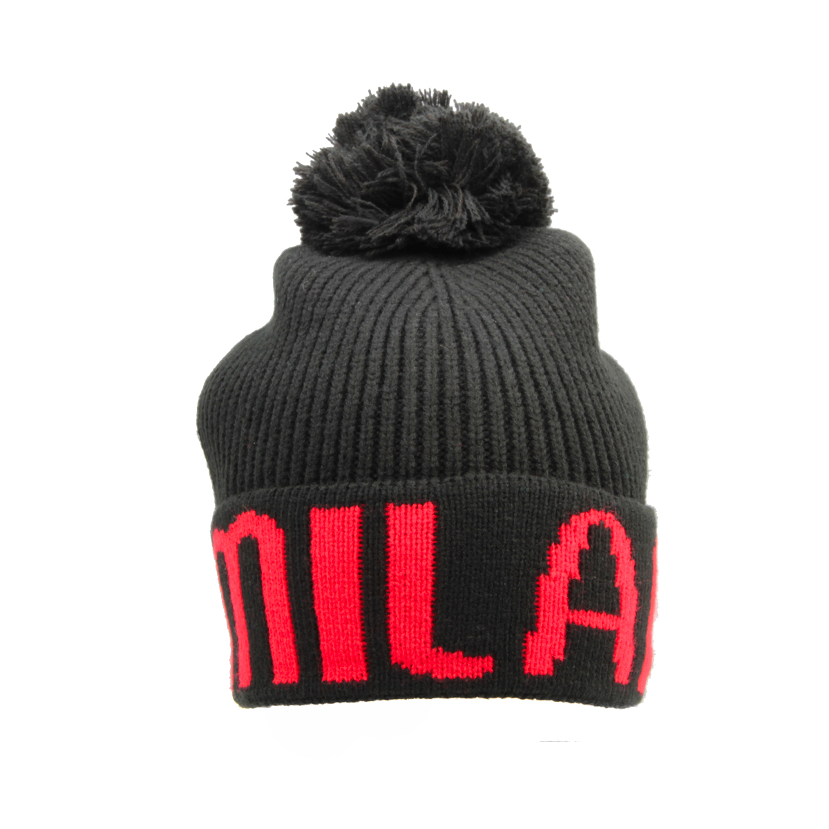 CAPPELLO PONPON MAGLIA JACQUARD 100%PC MILAN