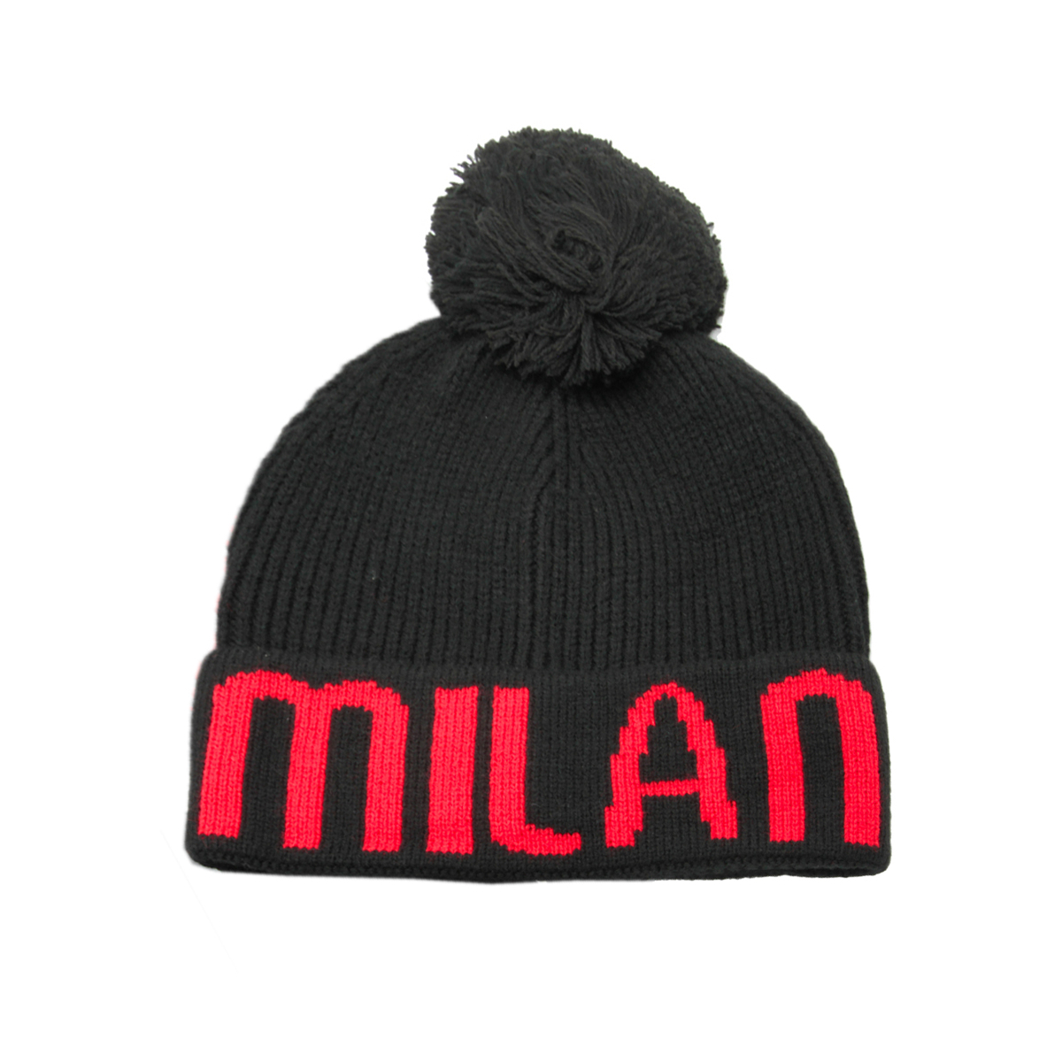 CAPPELLO PONPON MAGLIA JACQUARD 100%PC MILAN
