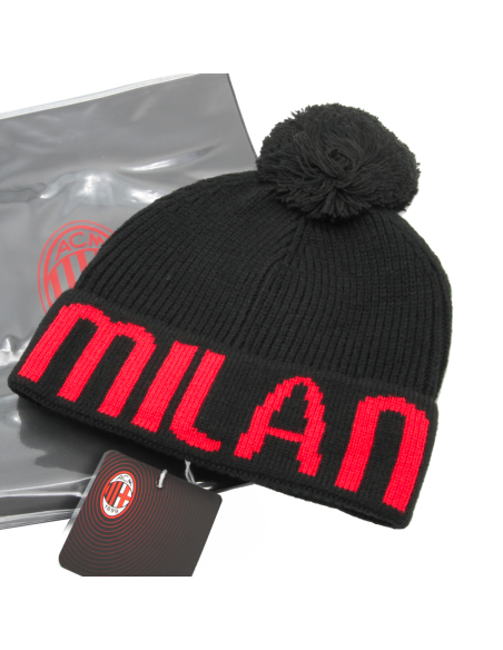 CAPPELLO PONPON MAGLIA JACQUARD 100%PC MILAN