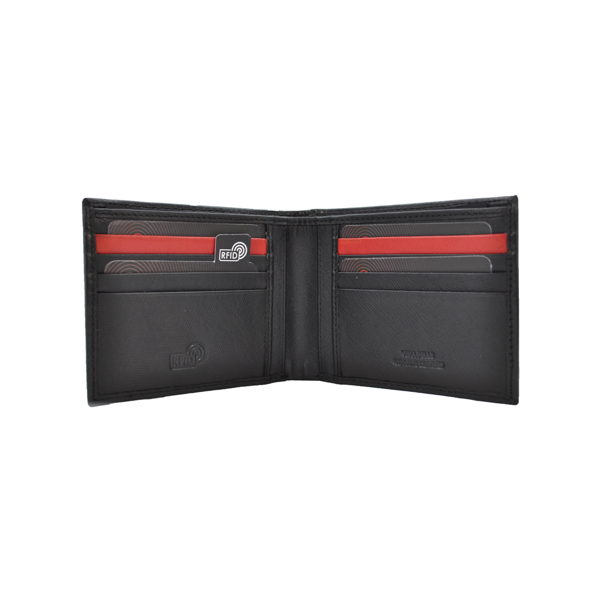 PORTAFOGLIO SAFFIANO SLIM 100% PELLE MILAN