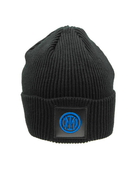 CAPPELLO SKIPPER MAGLIA 1X1 PATCH PELLE RICAMO INT.PILE 50%PC 50%PL INTER