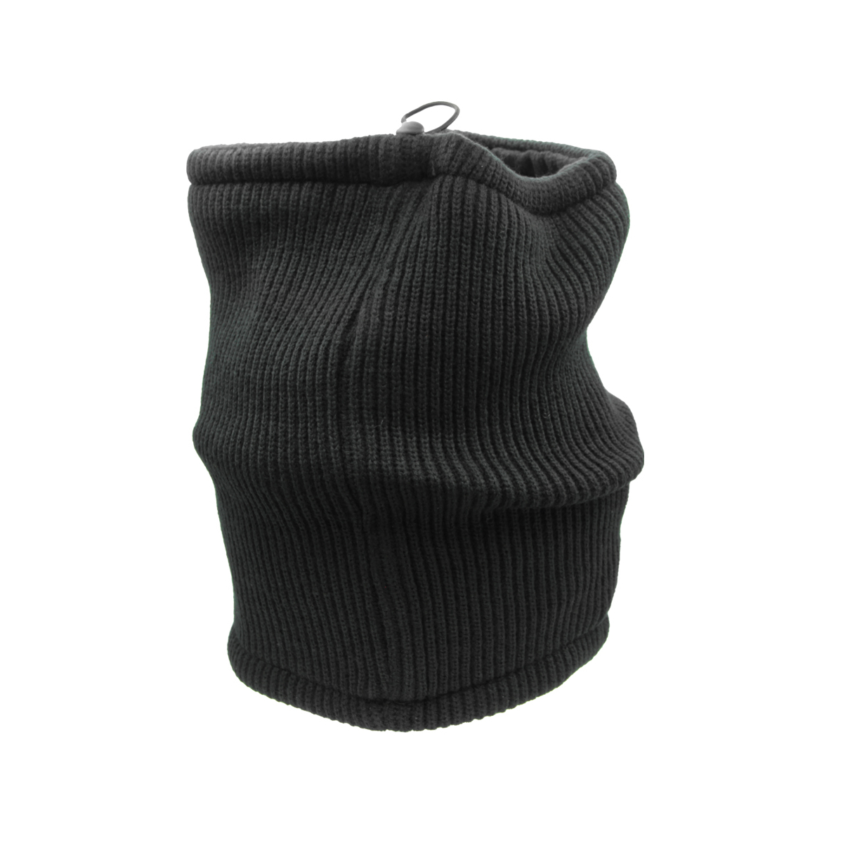 SCALDACOLLO MAGLIA 1X1 PATCH PELLE RICAMATO INT.PILE 50%PC 50%PL INTER