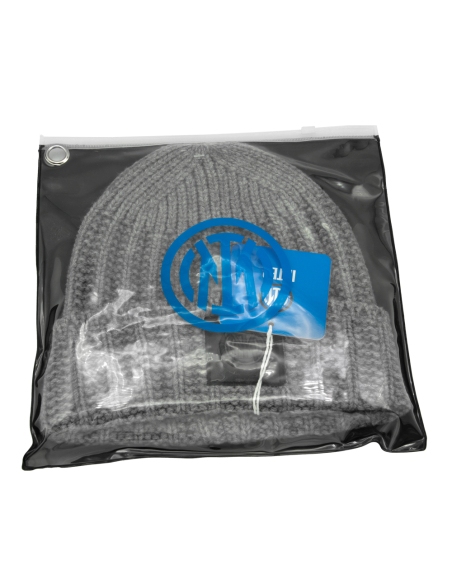 CAPPELLO SKIPPER PATCH PELLE RICAMATO 47%PC 31%PL 22%NY GRIGIO INTER