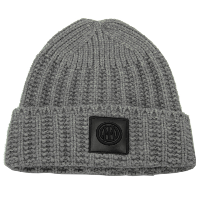CAPPELLO SKIPPER PATCH PELLE RICAMATO 47%PC 31%PL 22%NY GRIGIO INTER