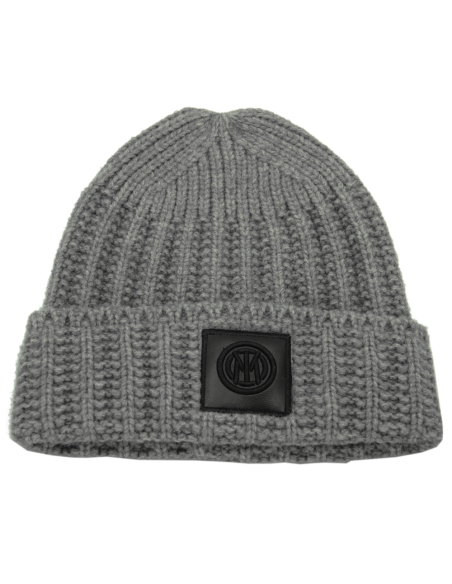 CAPPELLO SKIPPER PATCH PELLE RICAMATO 47%PC 31%PL 22%NY GRIGIO INTER