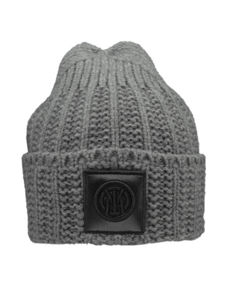 CAPPELLO SKIPPER PATCH PELLE RICAMATO 47%PC 31%PL 22%NY GRIGIO INTER