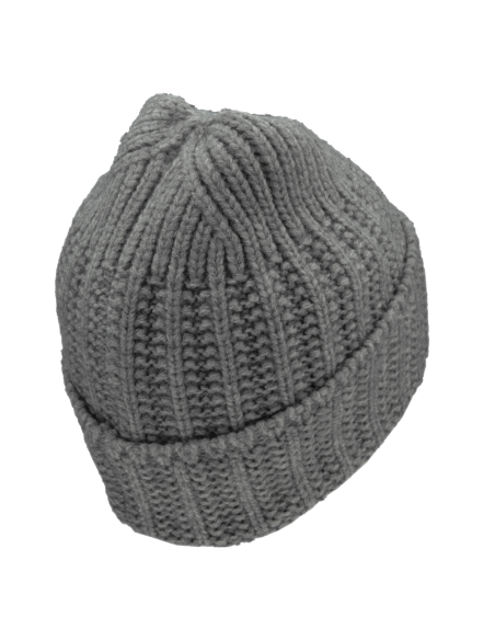 CAPPELLO SKIPPER PATCH PELLE RICAMATO 47%PC 31%PL 22%NY GRIGIO INTER