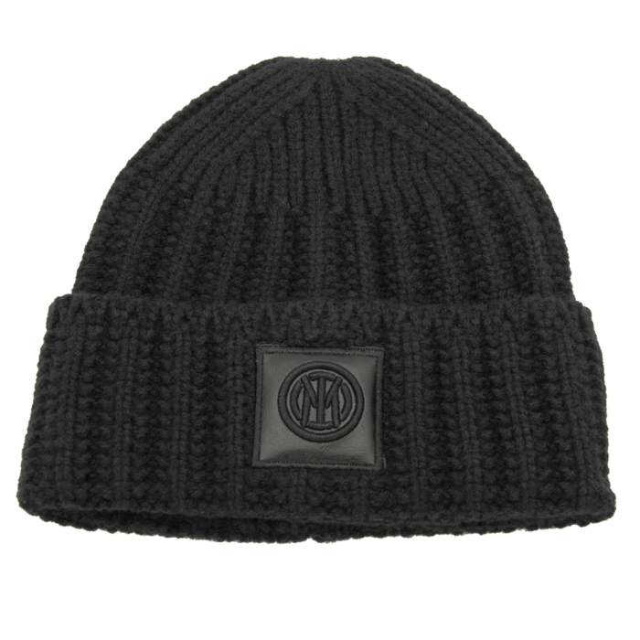 CAPPELLO SKIPPER PATCH PELLE RICAMATO 47%PC 31%PL 22%NY NERO INTER