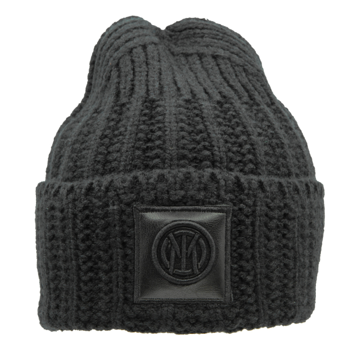 CAPPELLO SKIPPER PATCH PELLE RICAMATO 47%PC 31%PL 22%NY NERO INTER 2