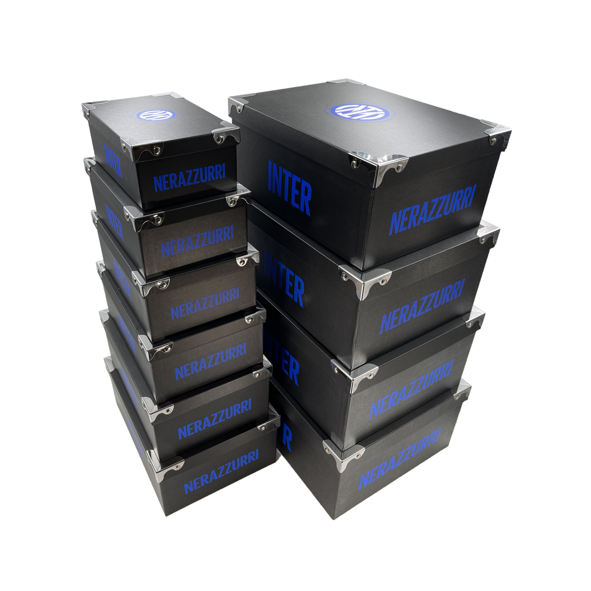 SET 10 PEZZI STORAGE BAULETTO INTER