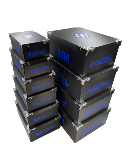 SET 10 PEZZI STORAGE BAULETTO INTER