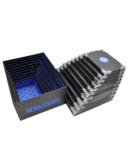 SET 10 PEZZI STORAGE BAULETTO INTER