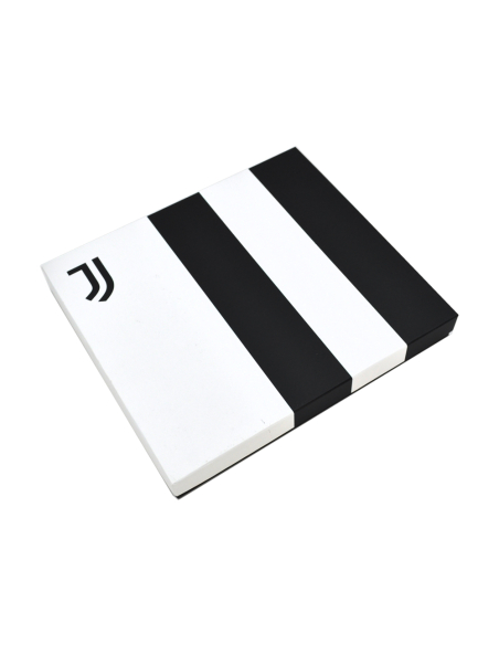 PARURE PORTACARTE E PORTACHIAVI 100% PELLE JUVENTUS